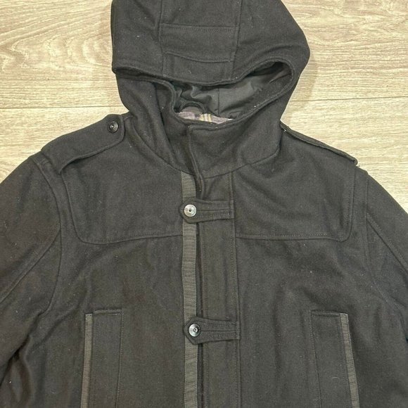 STEVE MADDEN LTD Men’s Size L Hooded Winter Parka Jacket coat Big Pockets island - Picture 3 of 8